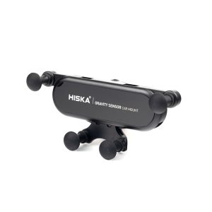 هولدر گوشی موبایل دریچه کولری HISKA مدل HK-2102 – مشکی
